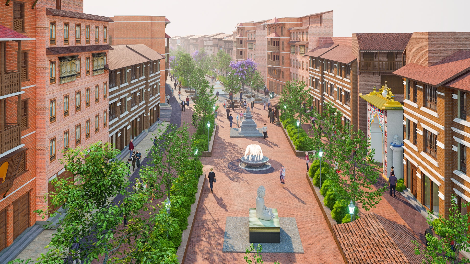 Bouddha Beautification Project project view 4