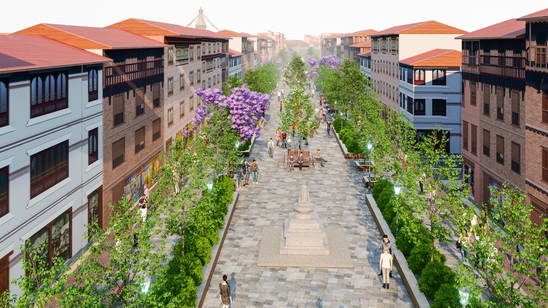 Bouddha Beautification Project project view 3