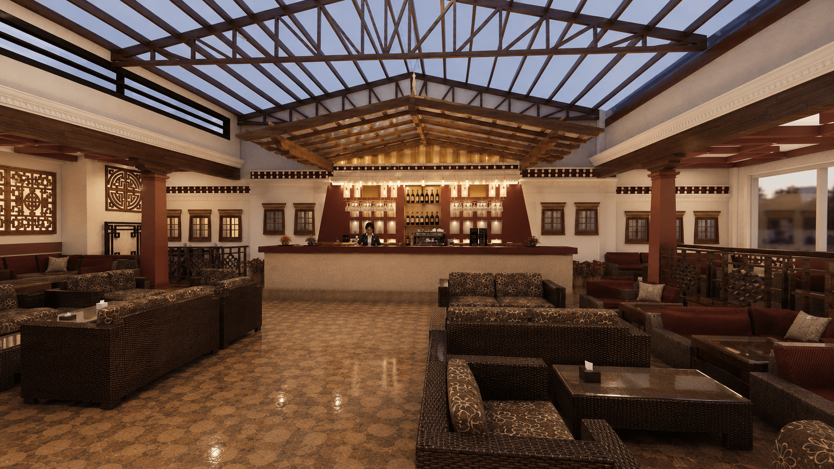 First Potala Restaurant project view 2