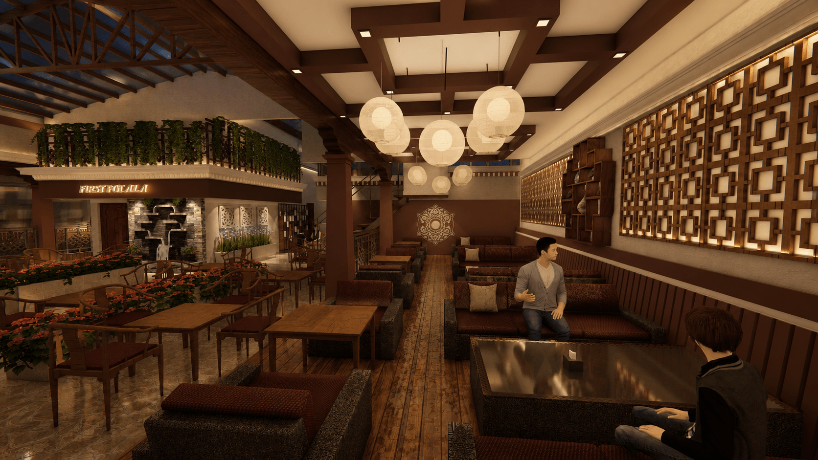 First Potala Restaurant project view 3
